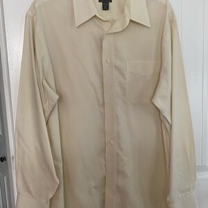 Jos. A. Bank Cream Dress Shirt
